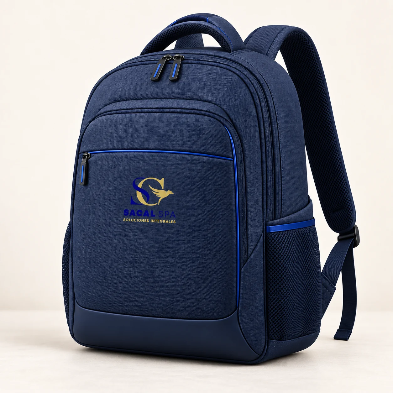 Mochilas corporativas · referencia de personalización